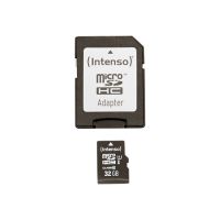 Intenso Premium - Flash-Speicherkarte (microSDHC/SD-Adapter inbegriffen)