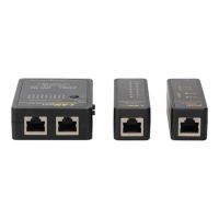 DIGITUS Netzwerk- und Kommunikationskabel Tester, RJ45 und BNC