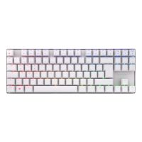 Cherry MX 8.2 TKL Wireless RGB, Verkabelt & Kabellos, USB + RF Wireless + Bluetooth, Mechanischer Switch, QWERTZ, RGB-LED, Weiß