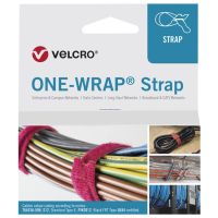 VELCRO ONE-WRAP, Lösbarer Kabelbinder, Polypropylen (PP), Velcro, Orange, 330 mm, 20 mm, 100 Stück(e)