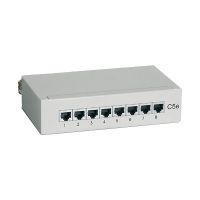 Equip Desktop - Patch Panel - CAT 5e - Hellgrau, RAL 7035