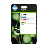 HP 953 4er-Pack Original-Druckerpatronen Schwarz/Cyan/Magenta/Gelb, Standardertrag, Schwarz, Cyan, Magenta, Gelb, Tinte auf Pigmentbasis, Tinte auf Pigmentbasis, 20 ml, 9 ml