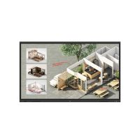 LG CreateBoard Standard, 2,18 m (86"), 400 cd/m², 1,07 Milliarden Farben, 3840 x 2160 Pixel, 4K Ultra HD, IPS