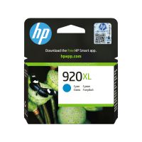 HP 920XL Cyan Original Druckerpatrone mit hoher Reichweite, Hohe (XL-) Ausbeute, Cyan, Tinte auf Farbstoffbasis, 1 Stück(e), 700 Seiten