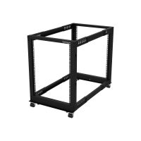 StarTech.com 19-Zoll Serverschrank - 15HE Laborgestell - Tiefenverstellbar 56 bis 102 cm - Tragfähigkeit 544 kg - Dell PowerEdge HP ProLiant ThinkServer (4POSTRACK15U)