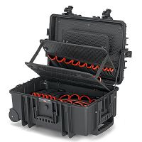 KNIPEX 00 21 37 LE, Schwarz, Polypropylen (PP), Staubresistent, Schockresistent, Wasserfest, 609 mm, 428 mm, 263 mm