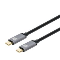 Techly ICOC MUSB322-CM-010, 1 m, USB B, USB C, USB 3.2 Gen 1 (3.1 Gen 1), 10 Gbit/s, Schwarz