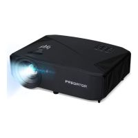 Acer Predator GD711 - DLP-Projektor - LED - 3D - 1450 ANSI Lumen (4.000 LED Lumen)