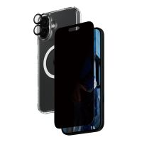 PanzerGlass ® 3-in-1 Privacy Schutz Set iPhone 16 Plus, Apple, Apple - iPhone 16 Plus, Trockene Anwendung, Kratzresistent, Schockresistent, Transparent, 1 Stück(e)