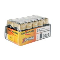 Ansmann 5015711, Einwegbatterie, 6LR61, Alkali, 9 V, 10 Stück(e), Mehrfarbig