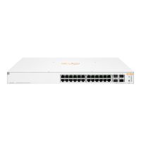 HPE Aruba Networking Instant On 1930 24G Class4 PoE 4SFP/SFP+ 370W (x10), Managed, L2+, Gigabit Ethernet (10/100/1000), Power over Ethernet (PoE), Rack-Einbau, 1U