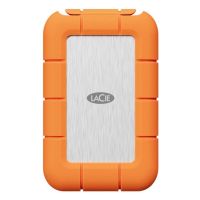 LaCie STND4000400, 4 TB, USB Typ-C, USB4 Gen 3x2, 4000 MB/s, Orange, Edelstahl
