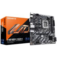 Gigabyte H810M S2H Mainboard – Intel Core Ultra (Serie 2) CPUs, 4+1+2 Phasen VRM, bis zu 6400 MHz DDR5, 1xPCIe 4.0 M.2, 1GbE LAN, USB 3.2 Gen 1, Intel, LGA 1851 (Socket V1), Intel Core Ultra (Series 2), LGA 1851, DDR5-SDRAM, 128 GB