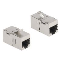 Delock Keystone-Koppler - RJ-45 (W) - STP - CAT 6a (Packung mit 2)