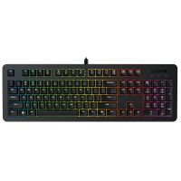 Lenovo K310, Volle Größe (100%), Kabelgebunden, USB, Membran Key Switch, RGB-LED, Schwarz