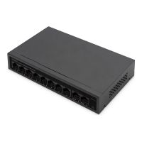 DIGITUS Switch - IEEE 802.3af, IEEE 802.3at - unmanaged - 8 x 10/100 (PoE+)