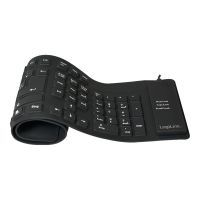LogiLink Flexible Waterproof - Tastatur - PS/2, USB