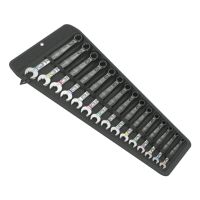 Wera 05020302001, 5.5,6,7,8,9,10,11,12,13,14,15,16,17,18,19 mm, Schwarz, Edelstahl, Tschechische Republik, 295 mm, 105 mm, 80 mm