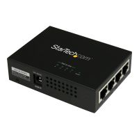 StarTech.com 4 Port Gigabit midspan - PoE+ Injektor