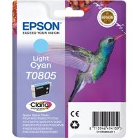 Epson Hummingbird Singlepack Light Cyan T0805 Claria Photographic Ink, Helle Cyan, Tinte auf Pigmentbasis, 7,4 ml, 1 Stück(e)
