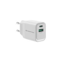 Conceptronic ALTHEA19W33 2-Port 33W GaN USB-PD-Ladegerät, USB-C x 1, USB-A x 1, QC 3.0, PPS, PD 3.0, Drinnen, AC, 20 V, Weiß