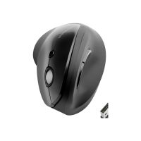 Kensington Pro Fit Ergo Vertical Wireless Mouse - Vertikale Maus - ergonomisch - Für Rechtshänder - 6 Tasten - kabellos - 2.4 GHz - kabelloser Empfänger (USB)