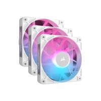 Corsair iCUE Link RX120 RGB Triple Starter Kit - Gehäuselüfter - 120 mm - weiß (Packung mit 3)
