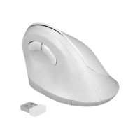 Delock Ergonomic - Vertikale Maus - ergonomisch - Für Rechtshänder - optisch - 6 Tasten - kabellos - 2.4 GHz - kabelloser Empfänger (USB)