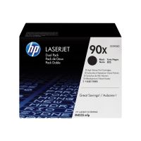 HP 90X - 2er-Pack - Hohe Ergiebigkeit - Schwarz - original - LaserJet - Tonerpatrone (CE390XD)