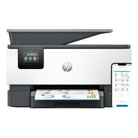 HP OfficeJet Pro 9120E Wireless All-in-One Farbe Drucker, Instant Ink; Beidseitiger Druck, Thermal Inkjet, Farbdruck, 4800 x 1200 DPI, A4, Direktdruck, Grau