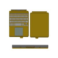 Samsung Targus GP-JKT636TGB - Tastatur - Schwarz - für