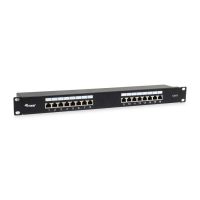 Equip Cat.6 Geschirmtes Patch Panel, Schwarz, 10/100/1000Base-T(X), Gigabit Ethernet, 1000 Mbit/s, RJ-45, Cat6, Schwarz