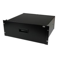 StarTech.com 4HE Rackschublade aus Stahlblech in Schwarz