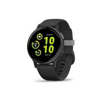 Garmin vívoactive 5 - Schwarz - intelligente Uhr mit Band - Silikon - Handgelenkgröße: 125-190 mm - Anzeige 3.04 cm (1.2")