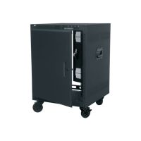Vaddio Middle Atlantic PTRK Series - Schrank - Schwarz - 14U - 48.3 cm (19")