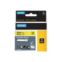 Dymo Nylon - Schwarz auf Gelb - Roll (1.9 cm x 3.5 m) 1 Kassette(n) Flexitape