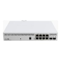 MikroTik CSS610-8P-2S+IN - Switch - Smart - 8 x 10/100/1000 + 2 x 10 Gigabit SFP+ - an Rack montierbar, Desktop - PoE+ (140 W)