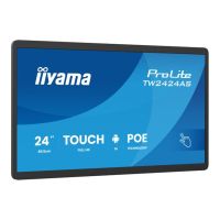Iiyama ProLite TW2424AS-B3P - Android-PC - Touchscreen-PC - 1 RK3576 / 2.2 GHz - RAM 4 GB - SSD - eMMC 32 GB - Mali-G52 MC3 - 1GbE, Wi-Fi 6, Bluetooth 5.3 - WLAN: 802.11a/b/g/n/ac/ax, Bluetooth 5.3 - Android 14 GMS - Monitor: LED 60.5 cm (23.8")