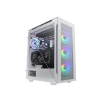 Thermaltake Divider 500 TG Snow ARGB - Mid tower - ATX - Seitenteil mit Fenster (gehärtetes Glas)