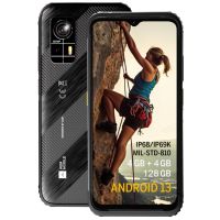 AGM Mobile AGM H6 Lite, 16,6 cm (6.52"), 8 GB, 128 GB, 50 MP, Android 13, Schwarz, Grau