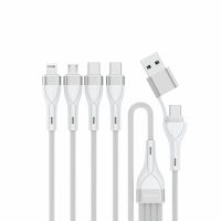 4smarts 541024, 1,2 m, USB A/USB C, USB C/Micro USB-A/Lightning, Weiß