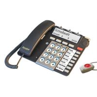 Tiptel S 510 Funk, Analoges Telefon, Kabelgebundenes Mobilteil, Freisprecheinrichtung, 50 Eintragungen, Schwarz