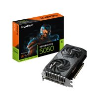 Gigabyte GeForce RTX 5050 WINDFORCE OC 8G Grafikkarte - 8GB GDDR6, 128bit, PCI-E 5.0, 2587MHz Kerntakt, 2 x DP, 2 x HDMI, NVIDIA DLSS 4, GV-N5050WF2OC-8GD, GeForce RTX 5050, 8 GB, GDDR6, 128 Bit, 7680 x 4320 Pixel, PCI Express 5.0