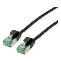ROLINE Recycled Material 21.45.3352, 0,5 m, Cat6a, U/FTP (STP), RJ-45, RJ-45, Schwarz