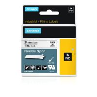 Dymo Rhino - Nylon - weiß - Roll (2.4 cm x 3.5 m) 1 Kassette(n) Flexitape
