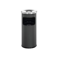 Durable Asch-/Mülleimer - rund - 17 L - Aluminium, Metall