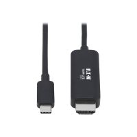 Eaton Tripp Lite Series USB C to HDMI Adapter Cable 4K, 4:4:4 Thunderbolt 3 Black 3ft
