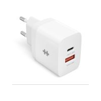Hyper HyperJuice - Netzteil - 20 Watt - PD - 2 Ausgabeanschlussstellen (USB, 24 pin USB-C)