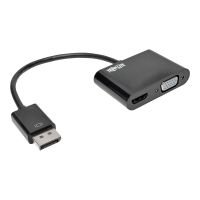 Eaton Tripp Lite Series DisplayPort 1.2 to HDMI VGA Adapter Converter 4Kx2K 50 Pack - Videokonverter - DisplayPort - HDMI, VGA - Schwarz - bulk (Packung mit 50)