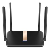 CUDY LT500D, Wi-Fi 5 (802.11ac), Dual-Band (2,4 GHz/5 GHz), Eingebauter Ethernet-Anschluss, 4G, Schwarz, Tabletop-Router